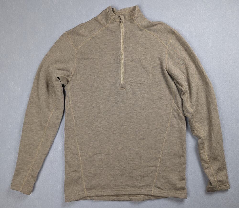 Massif Flamestretch Flame Resistant 1/4 Zip Pullover Nomex Tactical Tan Men's M